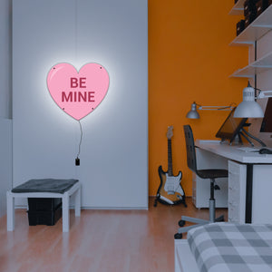 Be Mine LED, Heart, LED, Be Mine, gift, Cool Sign , Neon Light, Neon Sign