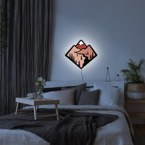 Mountain Valley LED Wall Art