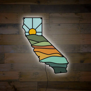 California State LED Wall Art