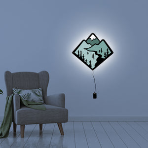 Mountain Valley LED Wall Art