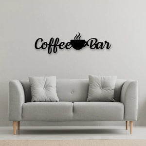 Coffee Bar Metal Wall Art