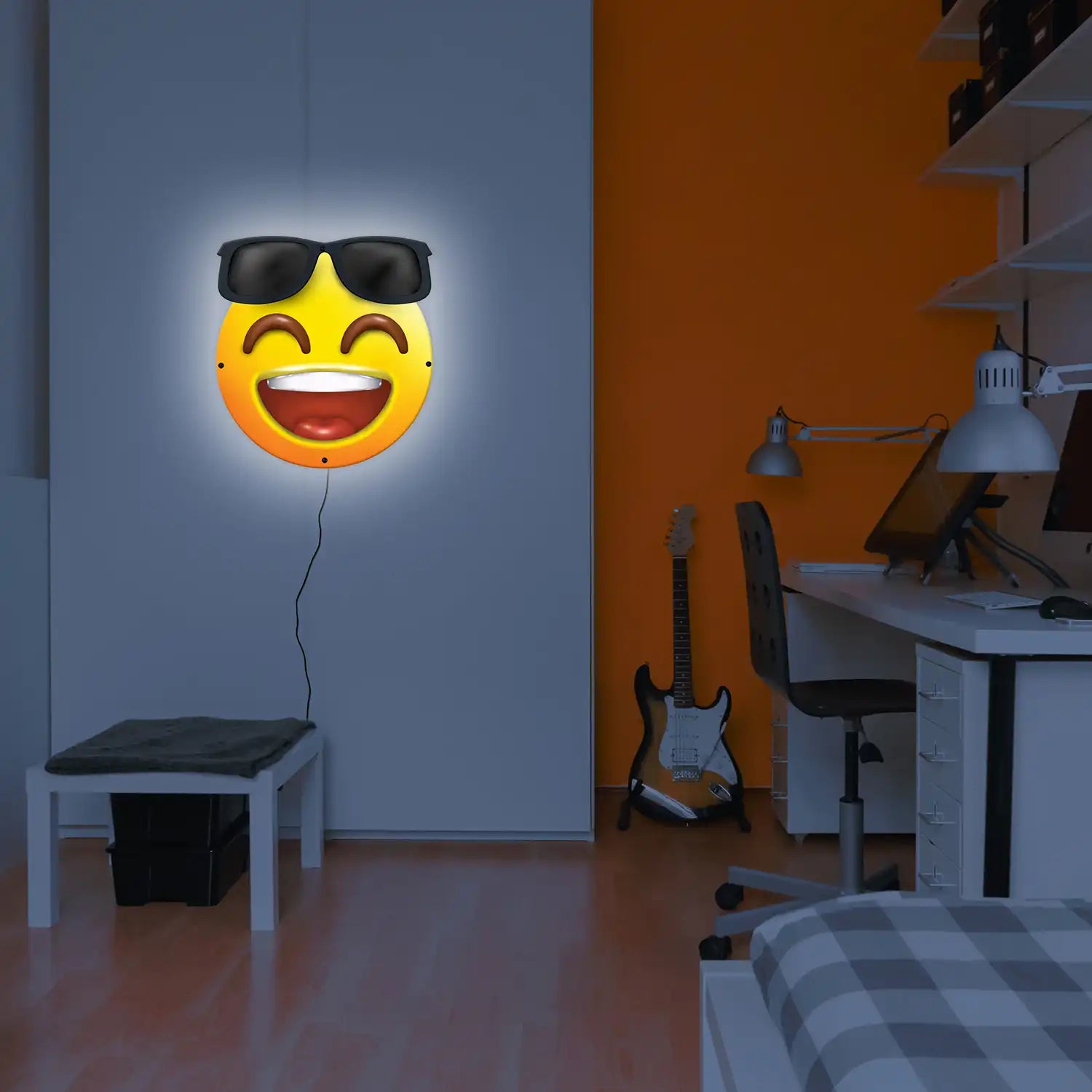 Emoji LED Wall Art