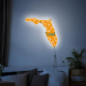 Florida LED Wall Art