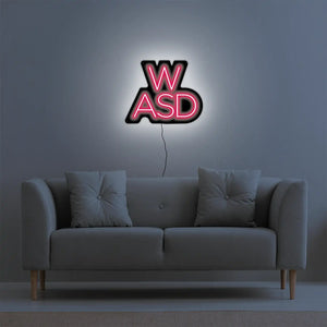 WASD LED Wall Art