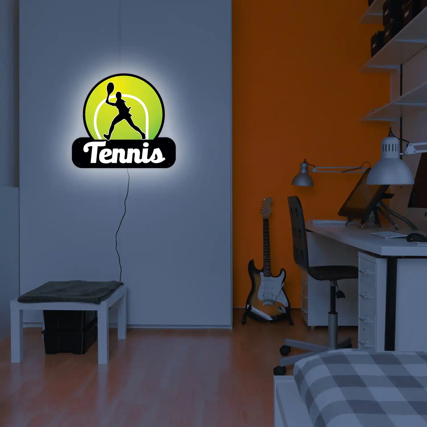 Tennis LED Wall Art