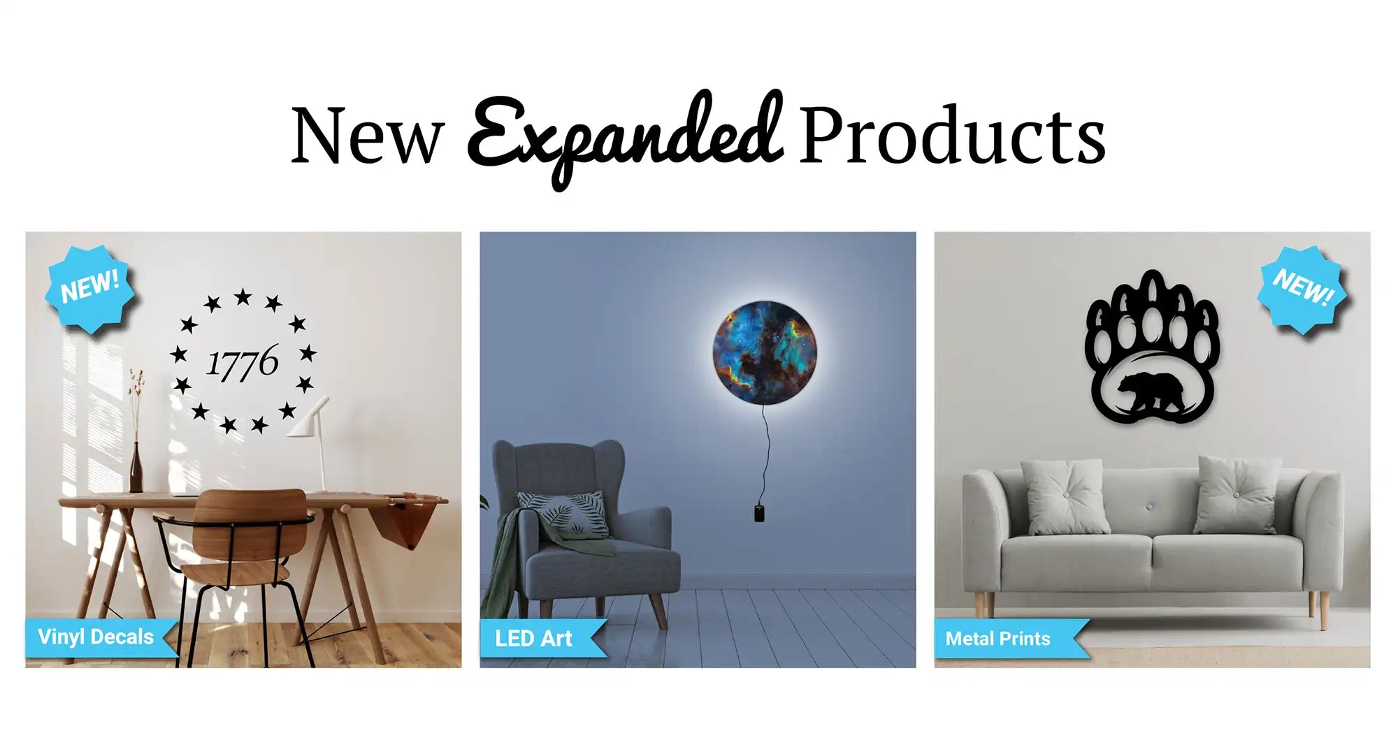 New Product Categories at Wall Played