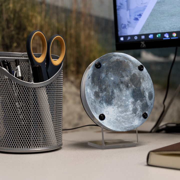 Moon LED Desk Lamp - Outer Space Desk Lamp - Wall Played