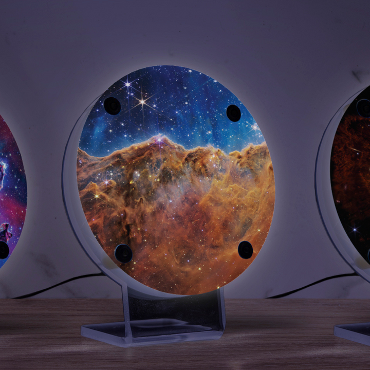 James Webb Telescope Images Desk Lamps - Cosmic Cliffs - Wall Played