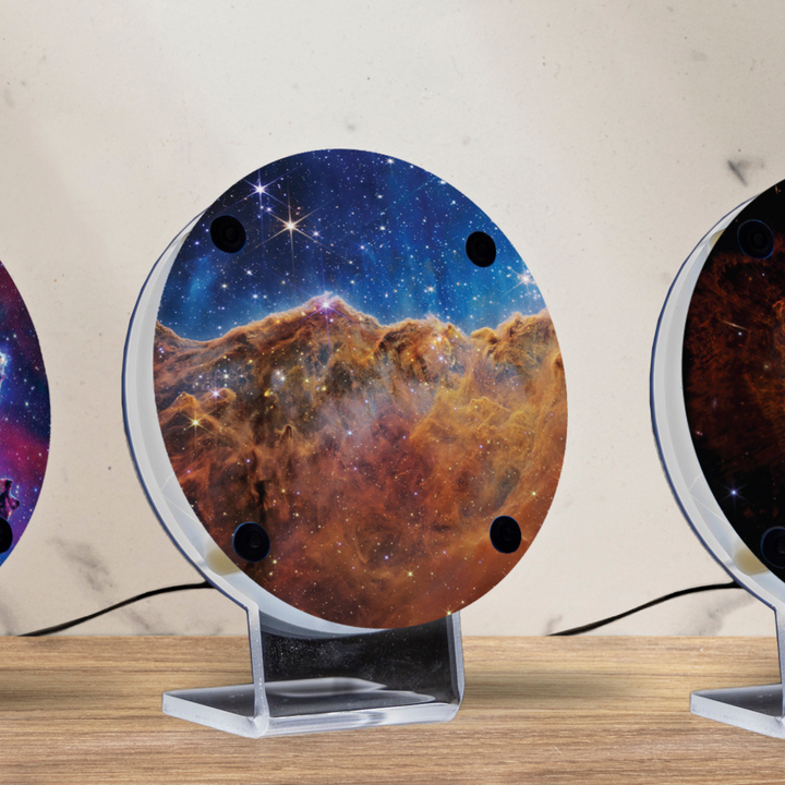 James Webb Telescope Images Desk Lamps - Cosmic Cliffs - Wall Played