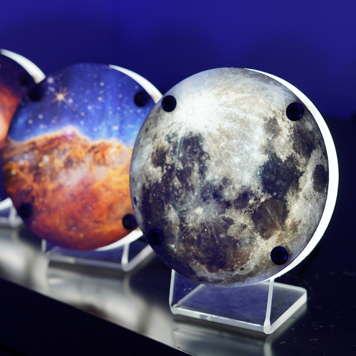 Moon LED Desk Lamp - Outer Space Desk Lamp - Wall Played