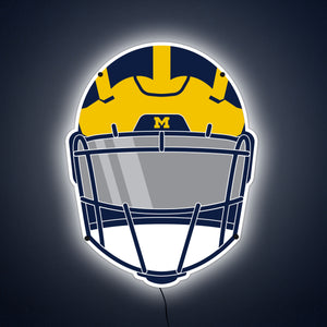 Collegiate Licensed Michigan 17"h Football Helmet