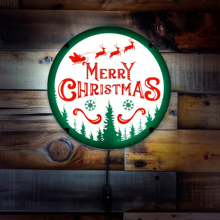 Merry Christmas LED Wall Art - Wall Played