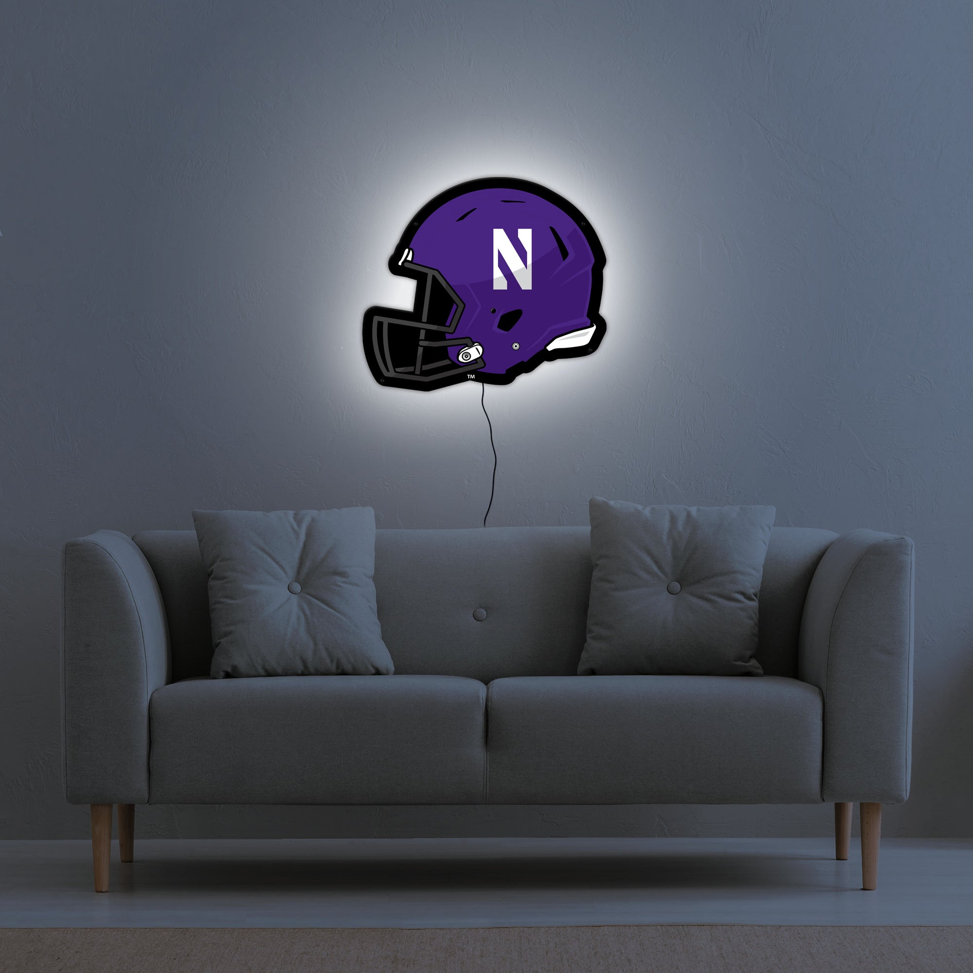 Collegiate Collection- Northwestern Helmet