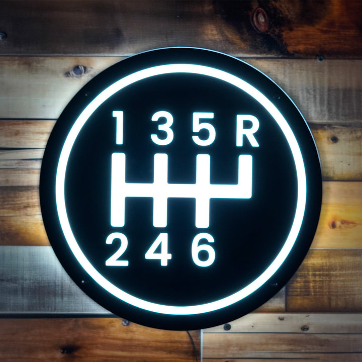 Shift Knob LED Wall Art - Wall Played