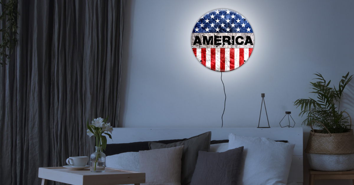 Customizable Circle LED Wall Art – Wall Played