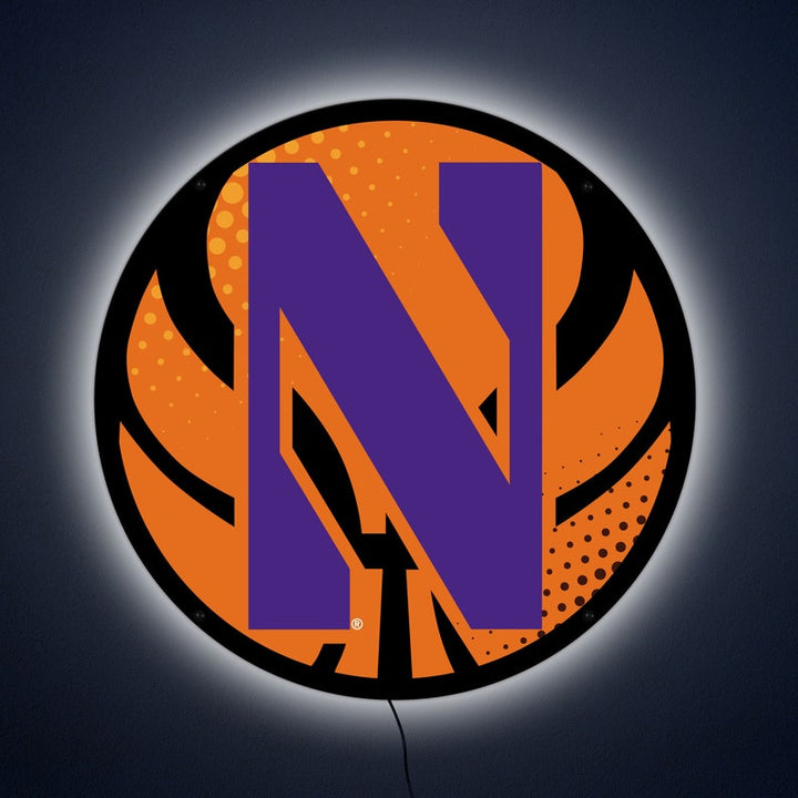 Collegiate Collection - Northwestern Basketball - Wall Played