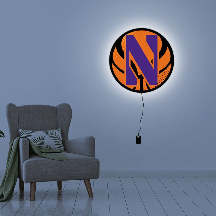 Collegiate Collection - Northwestern Basketball - Wall Played