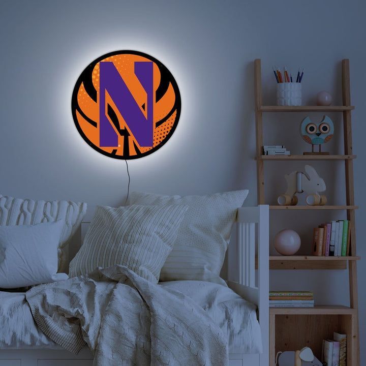 Collegiate Collection - Northwestern Basketball - Wall Played