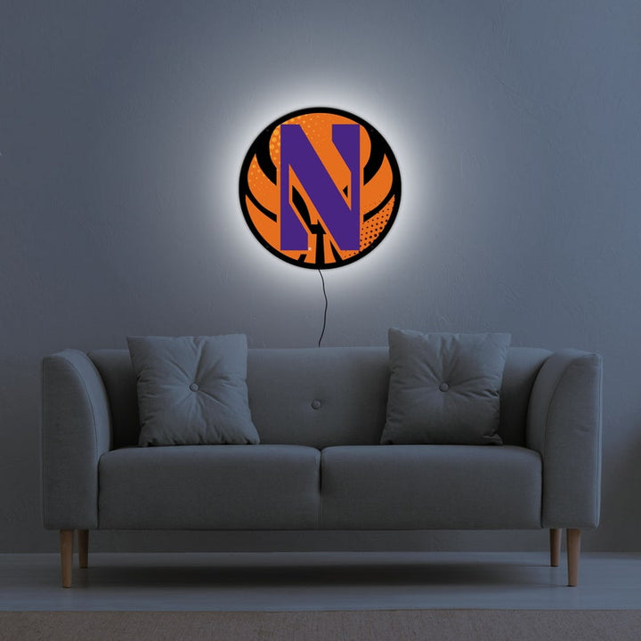 Collegiate Collection - Northwestern Basketball - Wall Played