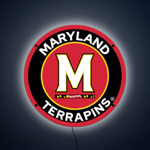 Maryland Terrapins 17" Round LED