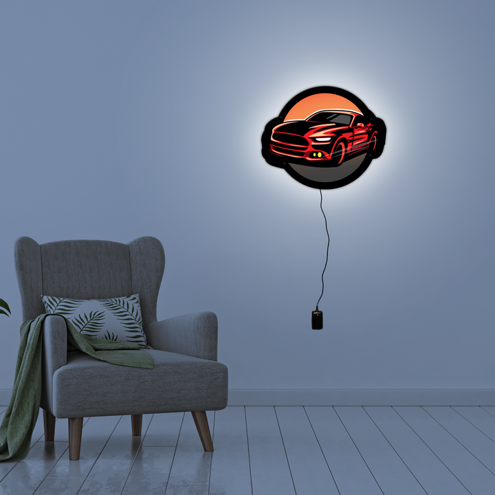 Car LED Wall Art - Wall Played