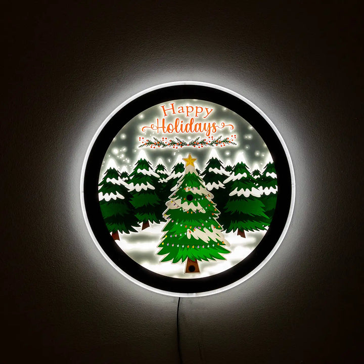 Christmas Tree LED Wall Art - Wall Played