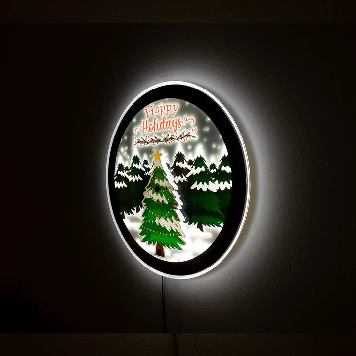 Christmas Tree LED Wall Art - Wall Played