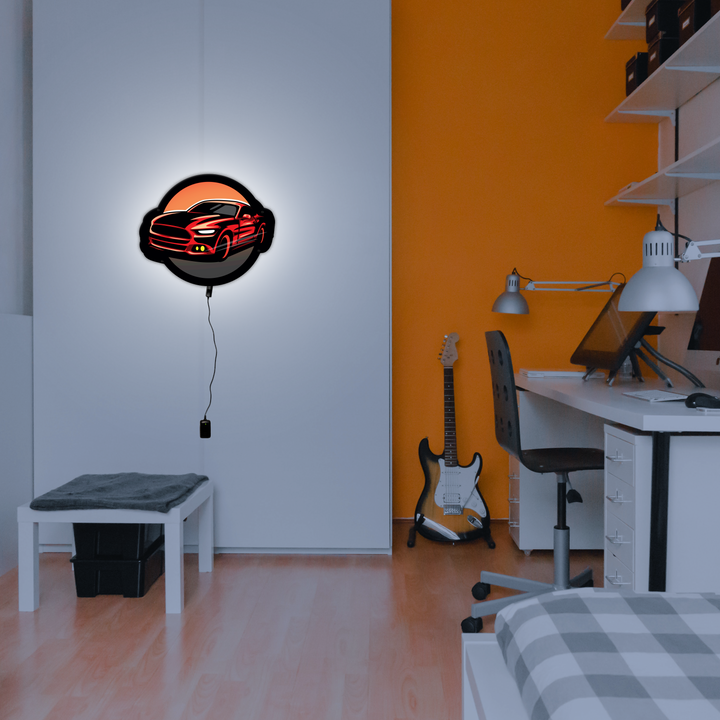 Car LED Wall Art - Wall Played