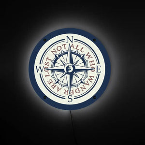 Compass LED Wall Art