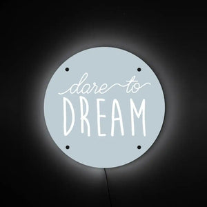 Dare to Dream LED Wall Art