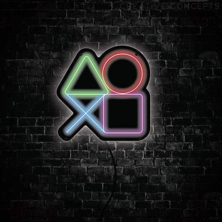 Playstation LED Wall Art - Wall Played