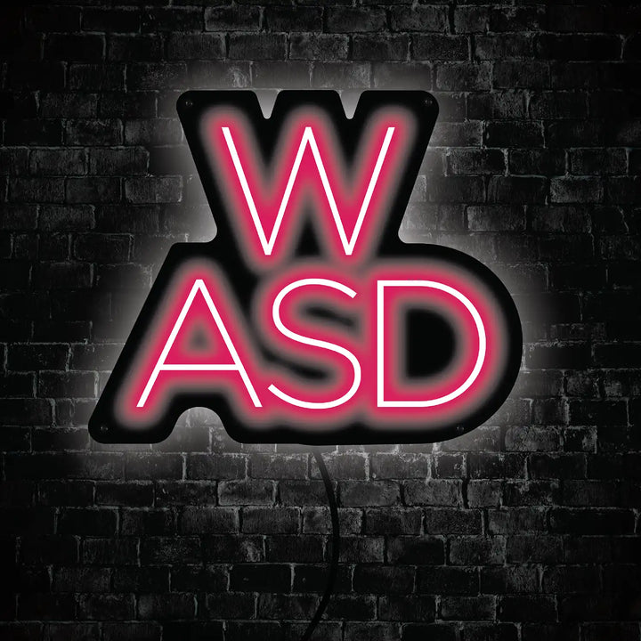 WASD LED Wall Art - Wall Played