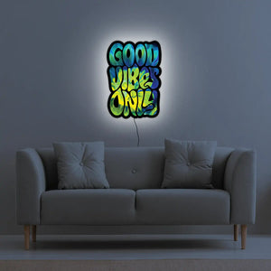 Good Vibes Only LED Wall Art