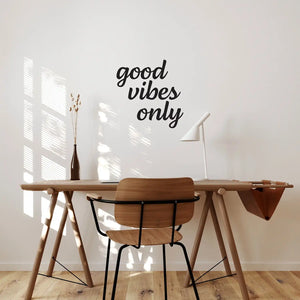 Good Vibes Only Wall Decal