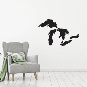 Great Lakes Wall Decal