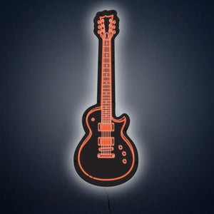Guitar LED Wall Art