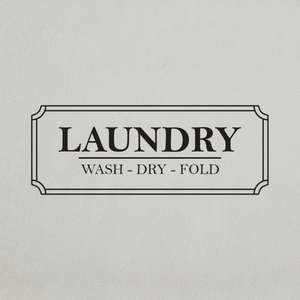 Laundry Room Wall Decal