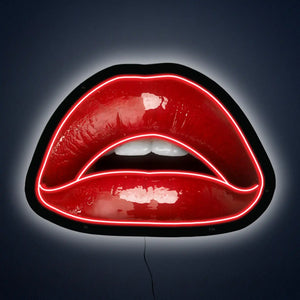 Lips LED Wall Art