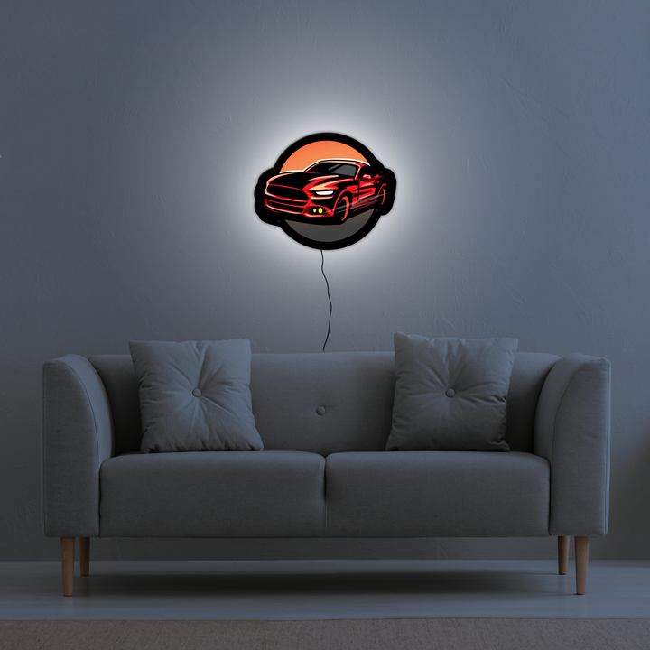 Car LED Wall Art - Wall Played