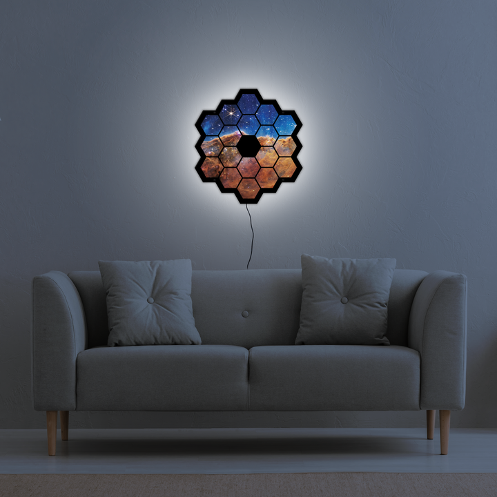 James Webb Telescope LED Wall Art - Wall Played