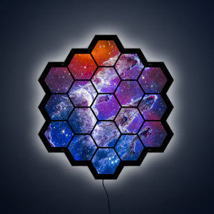 James Webb Telescope Pillars of Creation LED Wall Art