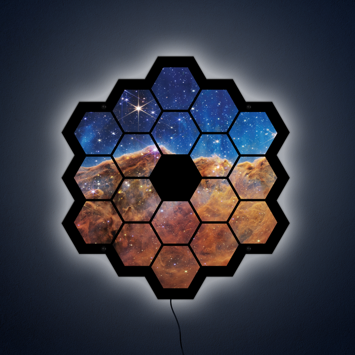 James Webb Telescope LED Wall Art - Wall Played