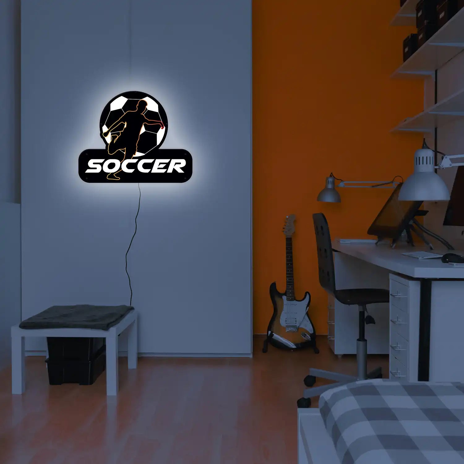 Soccer LED Wall Art